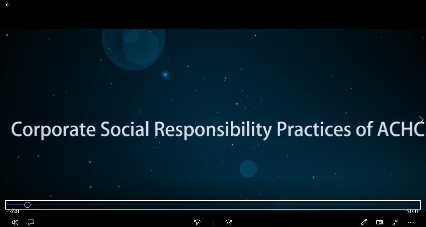 Corporate Social Responsibility Practices of ACHC